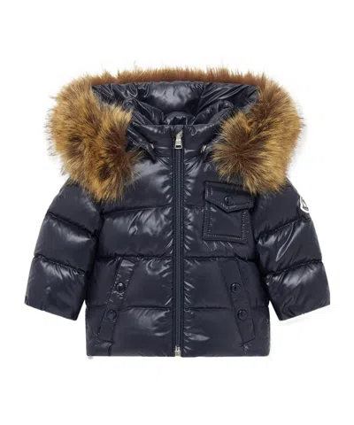 Moncler K2 Hooded Down Jacket In Blue