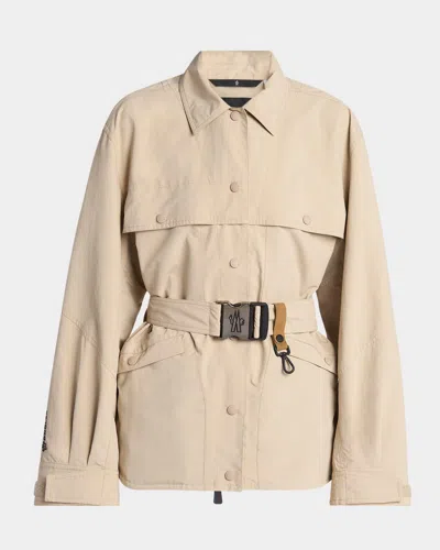 MONCLER KAENG BELTED SHIRT JACKET