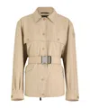 Moncler Kaeng Shell Shirt Jacket In Neutral