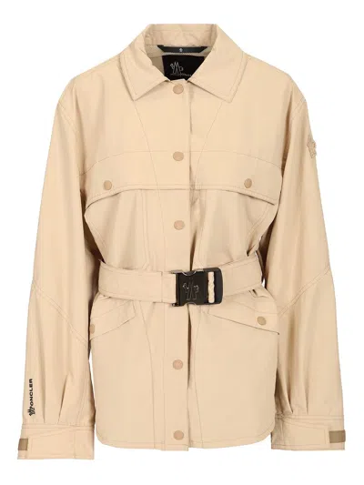 Moncler Kaeng Shirt Jacket In Neutral