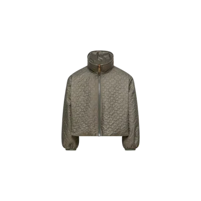 Moncler Kids' Veste Matelassée Kamelya À Motif Floral, Filles, Vert, Taille: 10a In Green