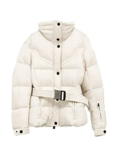 Moncler Karshi Belted Ski Jacket In Neutral