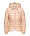 Moncler Grenoble Karura Short Transformable Down Jacket Pink In Neutral