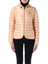 Moncler Karura 2-in-1 Hooded Short Down Jacket In Pink