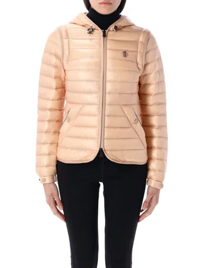 Moncler Karura 2-in-1 Hooded Short Down Jacket In Pink