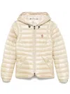 Moncler Grenoble Beige Parka With Fitted Silhouette And Hood In Neutral
