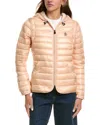 Moncler Grenoble Karura Short Transformable Down Jacket Pink In Neutral