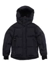 Moncler Dark Blue Kasanka Padded Shell-down Jacket 6-14 In Blue