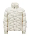 Moncler Kaver Corduroy Padded Jacket In White