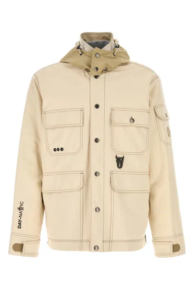 MONCLER PIUMINO KELPIUS IN DENIM SABBIA  UOMO