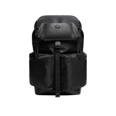 MONCLER MONCLER KENTON DRILL BACKPACK, MEN, BLACK, SIZE: ONE SIZE