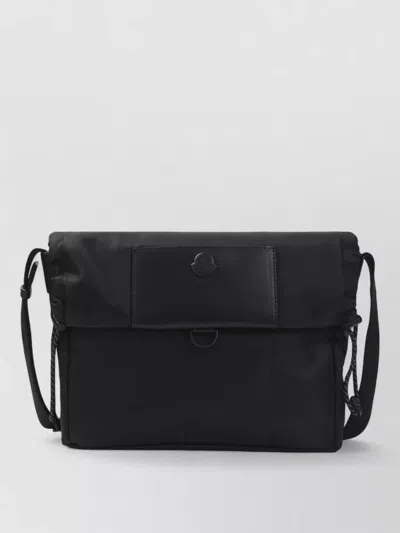 Moncler Kenton Messenger Nylon Crossbody Bag Heritage In Black
