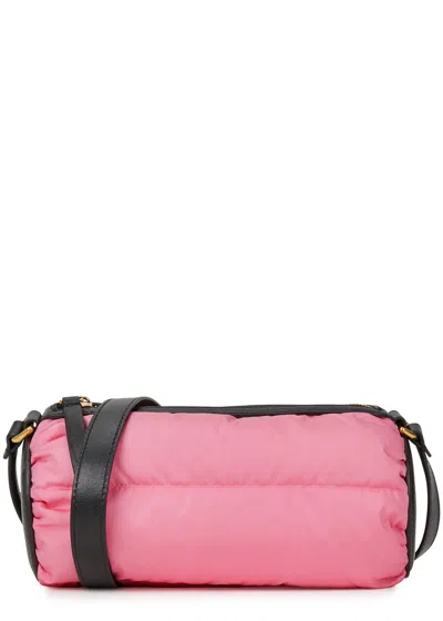 Moncler Keoni Quilted Shell Cross-body Bag In Pink