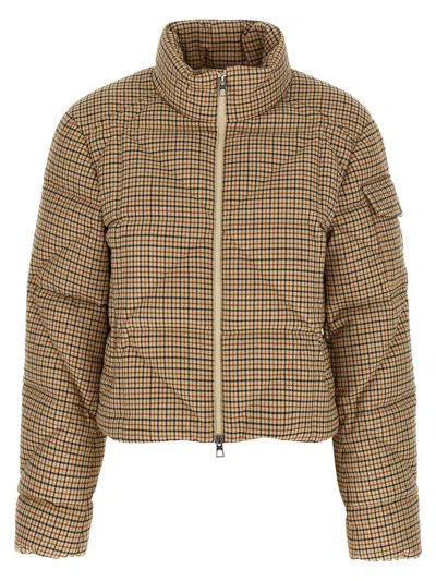 Moncler 'keros' Down Jacket In Brown