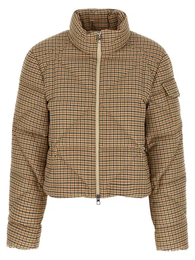 Moncler Keros Down Jacket In Brown