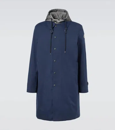Moncler Kervoyal Down Parka In Blue