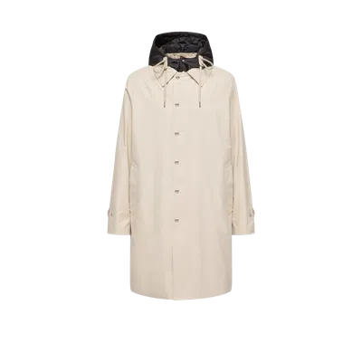 Moncler Parka Matelassée Longue À Capuche Kervoyal, Homme, Beige, Taille: 4 In Neutral