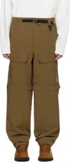 Moncler Khaki Sportivo Zip-off Cargo Pants