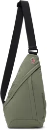 Moncler Khaki Water-repellent Crossbody Backpack In 82k - Laurel Wreath