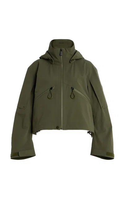 MONCLER KIBIRA HOODED SHELL JACKET