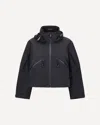 Moncler Womens Black Kibira Hooded Stretch-woven Jacket In Black