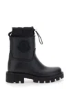 Moncler Boots In Black