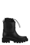 Moncler Kickstream Rubber Wellington Ankle Boots