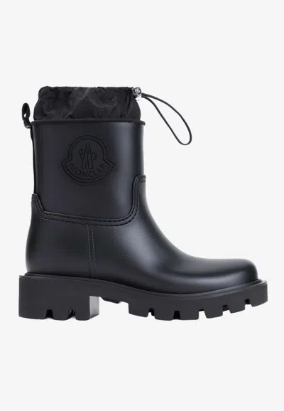 Moncler Kickstream Ankle Boots In Black
