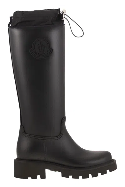 Moncler Kickstream High - Rain Boots In Black