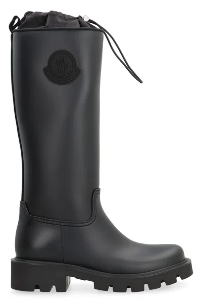 Moncler Kickstream High Boots In Black