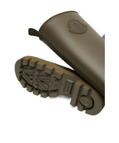 Moncler Women Kickstream High Rubber Rainboots In Multi