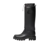 Moncler Kickstream High Rain Boots, Women, Black, Size: 41