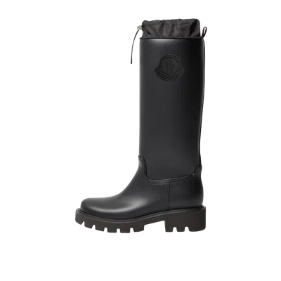 Moncler Bottes De Pluie Montantes Kickstream In Black
