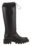 Moncler Rubber Kickstream Boots With Drawstring
