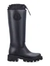 Moncler Rubber Kickstream Boots With Drawstring