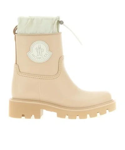 MONCLER MONCLER KICKSTREAM LOGO PATCH RAIN BOOTS