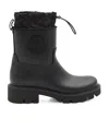 Moncler Kickstream Calf Height Rain Boots In Multi