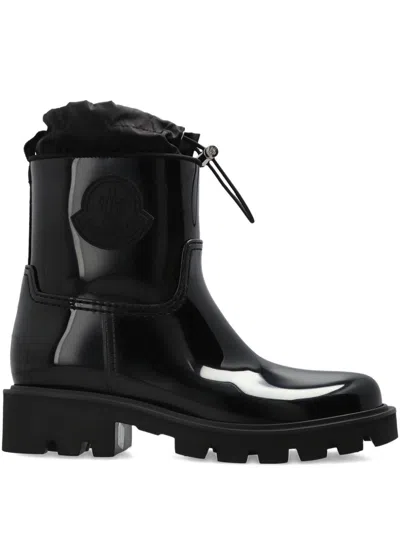 Moncler Rubber Kick Stream Ankle Boots Chunky Sole In Multi