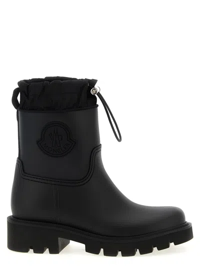 Moncler Kickstream' Rain Boots In Black