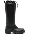 Moncler Kickstream Rain Boots In Black
