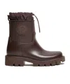 Moncler Kickstream Drawstring-fastening Rain Boots In Animal Print