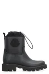 Moncler Stylish High-top Mini Boots With Drawstring Fastening 20 Cm In Black