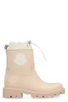 Moncler Kickstream Drawstring Logo-patch Rain Boots In Pink