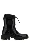 Moncler Kickstream Rain Boots In Black