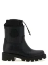Moncler Kickstream Rain Boots In Black