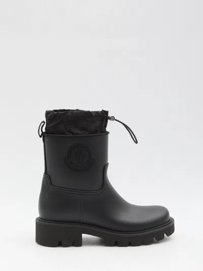 Moncler Kickstream Rain Boots In Black
