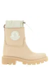 Moncler Kickstream Drawstring Logo-patch Rain Boots In Neutral