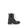 Moncler Women Kickstream Rubber Boots In Black