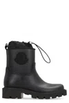 Moncler Women Kickstream Rubber Boots In Black