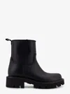 Moncler Kickstream Calf Height Rain Boots In Black